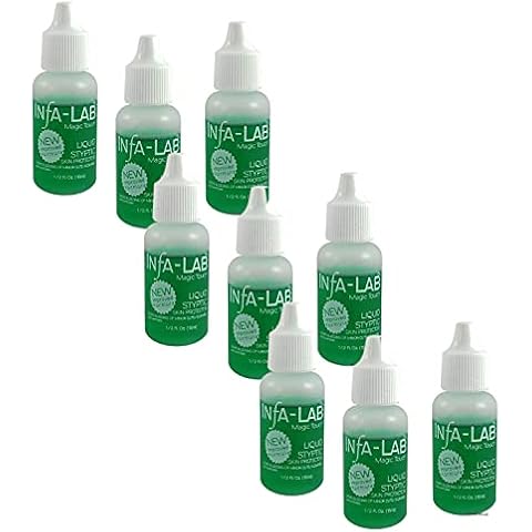 Infalab Magic Touch Liquid Styptic Skin Protector Stop Bleeding Cuts (9 pieces) Cover