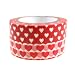 Wrapables Red Hot Hearts Washi Masking Tape, Set of 2