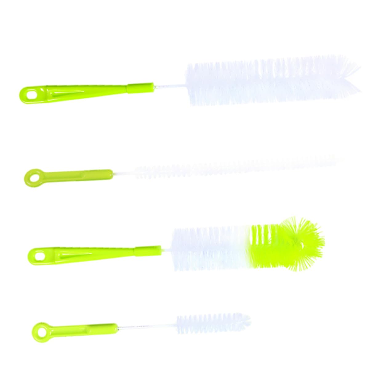 HOMOCONO 1 Set 4pcs Cleaning Brush Cup Cleaner Brush Water Cup Brush Practical Cup Brush Bottle Brush Cleaner Bottle Cleaner Long-Handled Cup Brush Pp Environmental Protection Plastic Green