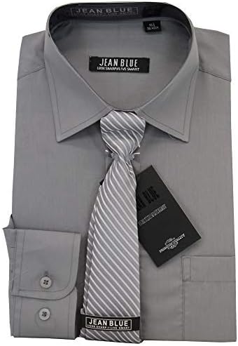 Jean Blue Men's Shirt DHST1 Dark Grey 15.5"