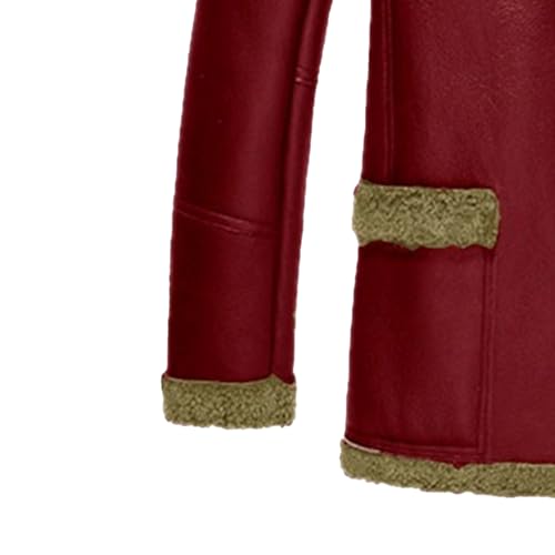Chaqueta bomber de cuero vintage para hombre miniatura 4
