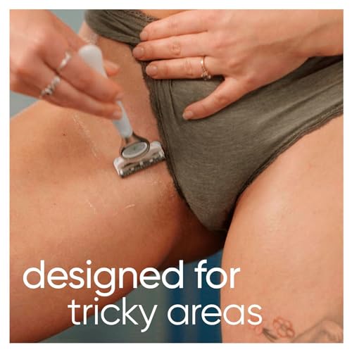 Gillette-Venus-Womens-Razor-2-Blade-Refills-2in1-Shave-Gel-and-Cleanser-190ml-Bundle-Specifically-Designed-for-Pubic-Hair-Skin-with-A-PH-Balance