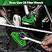Bvdimn Universal Heavy Duty Oil Filter Wrench - Adjustable 3 Jaw Grip (2.5