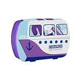 Curaprox Kids Reiseset - Zahnbürste, Zahnpasta & Interdentalbürsten | Ultraweiche Curen® Filamente | Kompaktes Reiseset für Kinder (Lila) | Hergestellt in der Schweiz