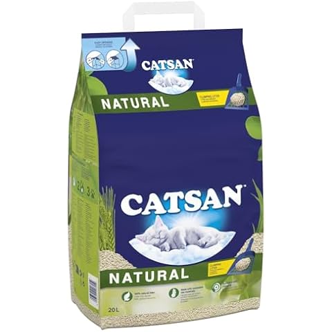 Catsan Natural Clumping Cat Litter, Biodegradable and Extra Absorbent Cover