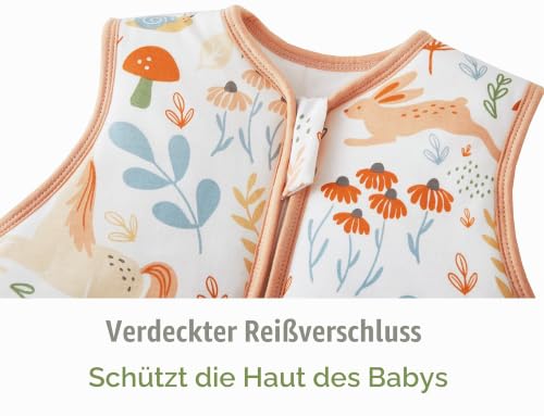 Chilsuessy Baby Schlafsack mit Füßen 3.5 Tog Kinder Winter Schlafsack Soft Baumwolle Baby Schlafsack mit Beinen für Jungen und Mädchen… – Ansicht 4