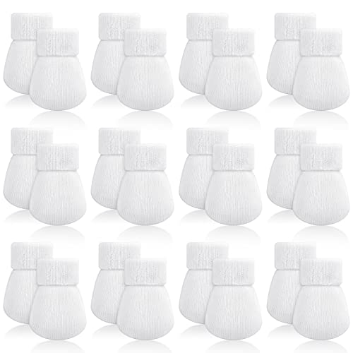 Image of 12 Pairs Baby Preemie Mittens Preemie Gloves No Scratch Baby Mittens Newborn Cotton Gloves for Premature Newborn Girls Boys