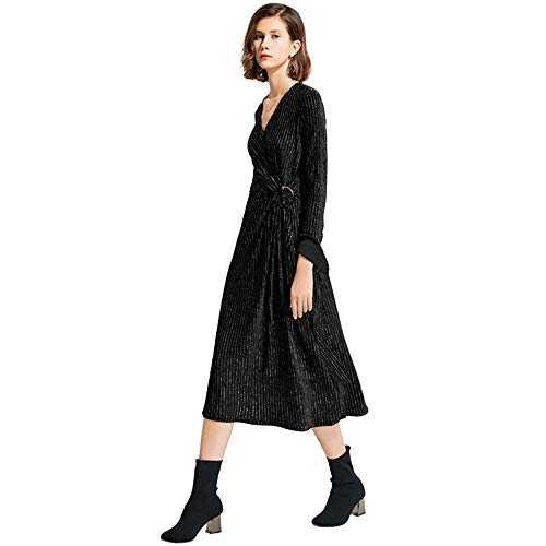 Robe longue femme velours pour sublimer votre silhouette en hiver