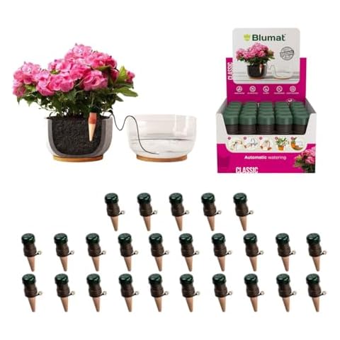 Blumat Classic Plant Watering Stakes - Self Watering Planter Insert for Pots - Automatic Plant Waterer & Plant Accessories (25Pack) Cover