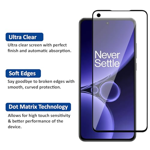 Image of AIBEX Tempered Glass for OnePlus CE 3 5G| 9H Hardness | Anti-Glare & Anti-Fingerprint | Water Resistant | Edge-to-Edge Full Screen Protector | Bubble-Free Installation