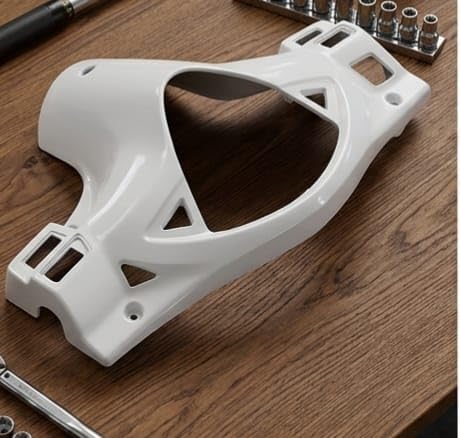 Speedometer Meter Frame Cover for AVITOR SCOOTR 2010 to 2018, Inner Cover Assembly, White-image-41