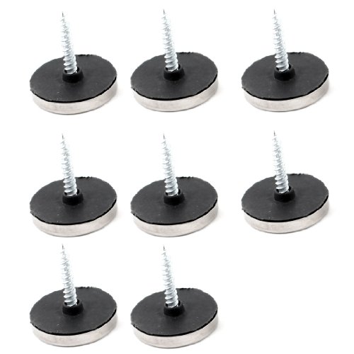 Aexit 8 Sets Quality Parts 24mm Diameter Cap Metal Screw Nails for Mirror Model:31as139qo444