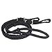The Professional's Choice Braided Barrel Reins 5/8in x 7ft 3in Black Horse
