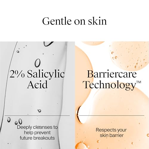 Neutrogena Clear & Defend Face Wash (1x 200ml), Oil-Free Facial Cleanser for Spot-Prone Skin, Facial Wash with Purifying 2% Salicylic Acid to Help Prevent Breakouts for Smoother, Clearer Skin