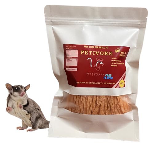 Snack de pescado sabor cangrejo para mascotas pequeñas 120g