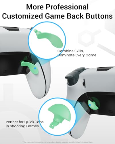 Image of CHARM FOCUS Metal Thumbsticks & Back Paddles for PS5 Edge Controller