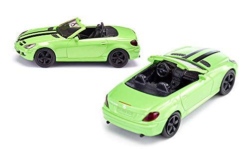 Siku 6314, Set Di 3 Cabriolet, Metallo E Plastica, Rosso E Verde E Blu, Decappottabili, Compatibili Con Altri Modellini Siku Della Stessa Scala Di Grandezza - 4