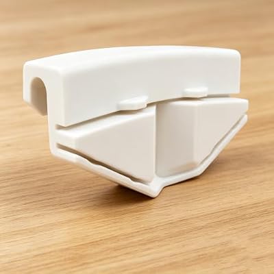 Tray Hook adapters (2-Pack) – Compatible with Stokke high Chair Trays (White)