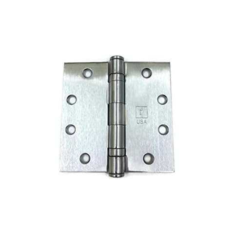 Hager Full Mortise Steel Hinge BB1279 4.5 x 4.5 US26D/652 (Satin Chrome) - Box of 3 Ball Bearing Hinges Cover