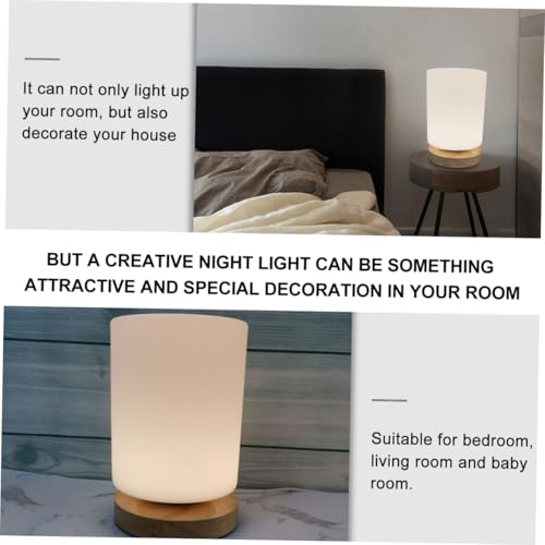 Lámpara de Mesa de Noche Led Cilíndrica con Control Táctil miniatura 4