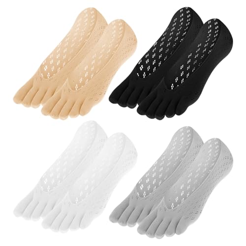 Aysatogc 4 Pairs Ortho Toe Socks