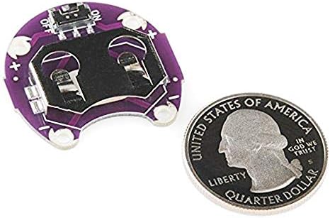 Youmile 10PACK Coin Cell Battery Holder Lilypad CR2032 Battery Mount Module for Arduino Small Slide Switch Board DIY Kit