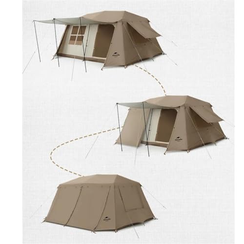 Carpa automática para camping exterior 2 habitaciones 1 hall miniatura 2