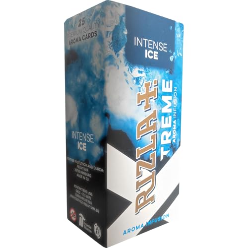 Rizla Aroma Infusion Cards Mentholkarten Aromakarten INTENSE ICE Karten (25 Karten)