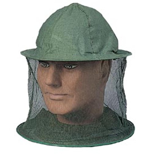 Olive Drab Mosquito Hoop Insect Repllent Head Net