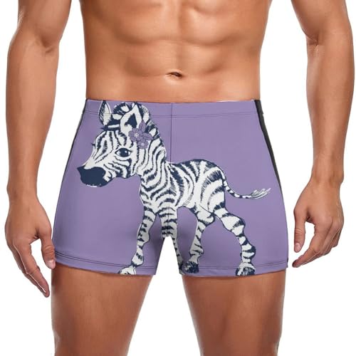 Swimming trunks homme boxer de bain rayé pour natation et short de plage