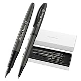 Pelikan Schreibset Jazz® Noble Elegance K/P36 Kugelschreiber und Füllhalter mit Gravur Geschenk - einzigartige Stifte mit Namen - personalisierte Geschenke (Stone)
