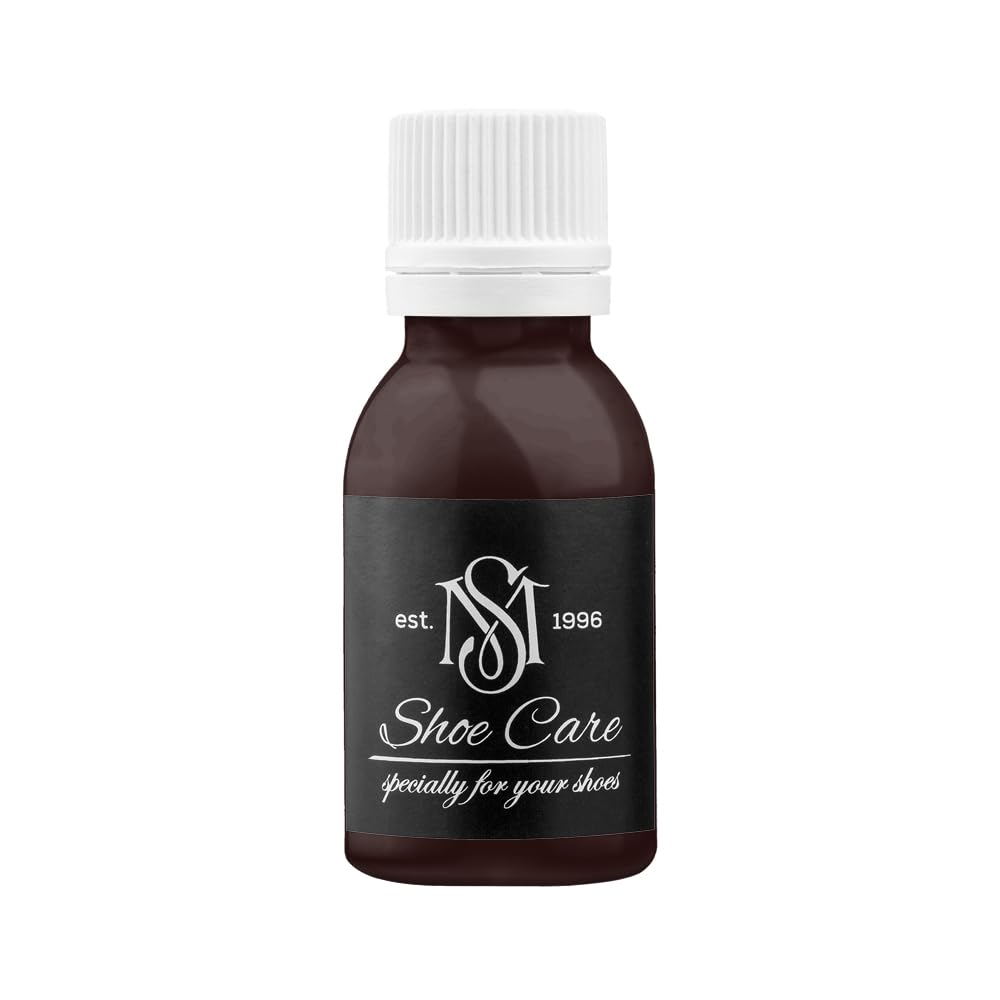Teinture Universelle - NCS S 8505-R Rouge Noir Absolu - Peinture Cuir Haute Couvrance pour Chaussures, Sacs et Sneakers par MAVI STEP - 3.40 fl oz / 100 ml