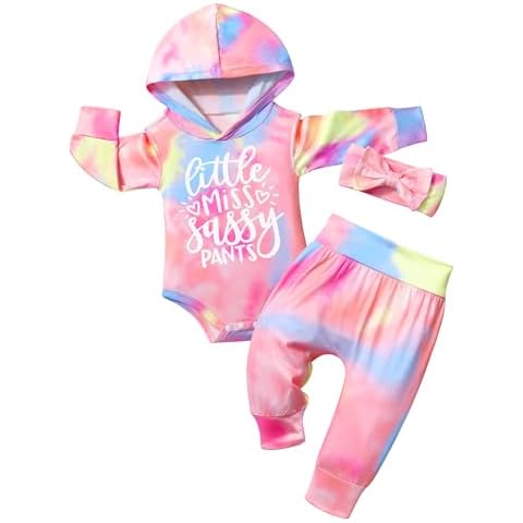 KANGKANG Baby Girl Clothes 3-6 Months Baby Girl Outfits Baby Girls' Clothing Long Sleeve Hoodie Sweatshirt Cute Infant Girl Clothes Pants Sets Baby Girl Fall Winter Outfits Cover