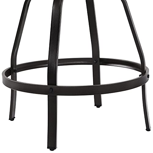 Yaheetech Outdoor Swivel Bar Stools, Set Of 2 All-Weather Bar Height Patio Chairs Furniture For Garden Backyard, Bronze #TOP7