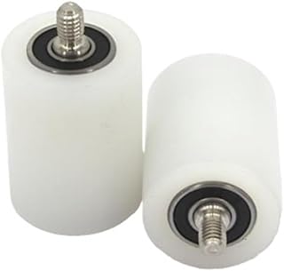 PDNEWA 1 Pcs External Thread Nylon Roller BST62630-45C1L9M5 Conveyor Belt Plastic Bearing Wheel Guide Wheel