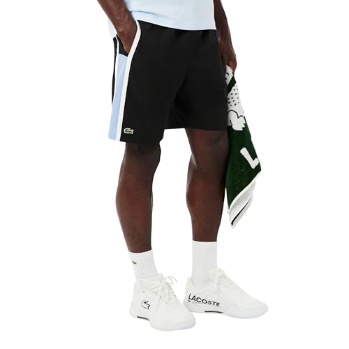 Image of Lacoste Men's Lightweight Colour-Block Stripe Tennis Shorts