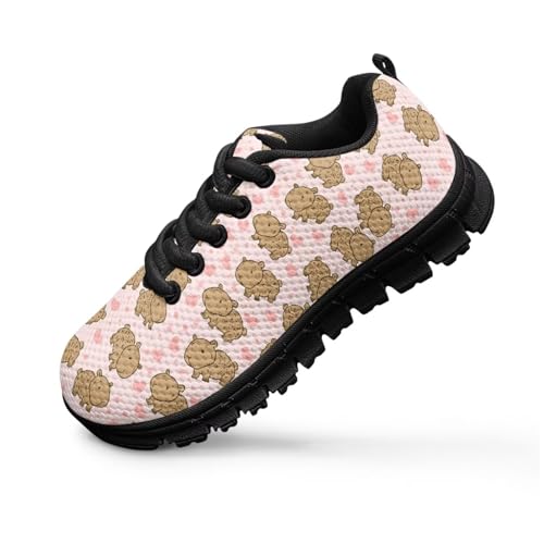 Yzaoxia Kids Tennis Shoes for Girls Sport Shoes for Running Walking Hiking Sneakers Lace Up Footwear Trainers for School Gym Outdoor Size 11-Size 54
