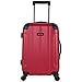 Kenneth Cole Out of Bounds Lightweight Durable Hardshell 4-Wheel Spinner Cabin Size Travel Suitcase, Barn Red, 20-Inch Carry On