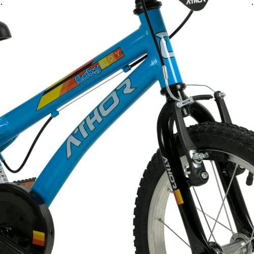 Bicicleta Infantil Aro 16 Athor Baby Boy Masculina C/rodinha Cor:Azul;Tamanho:UNICO