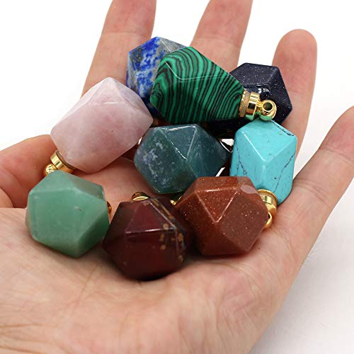 Pendentif bouteille de parfum en pierre naturelle : le coffret de 3 bijoux idéal à offrir - 4