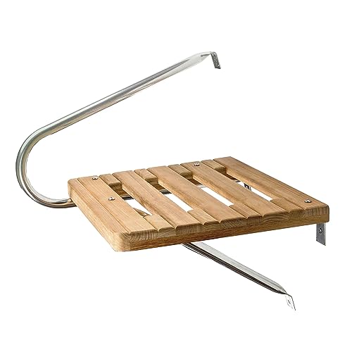 Whitecap Teak Whitecap 60900 Teak Swim Platform for Boats with Outboard Motors