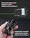 RovyVon GL5 Pro QD 4-in-1 Rail-Mounted Flashlight, 6 Mode for 400 Lumen Cool White LED/Green Beam/IR Illuminator/IR Beam, Included 1913/GL Adapter/Replaceable Battery