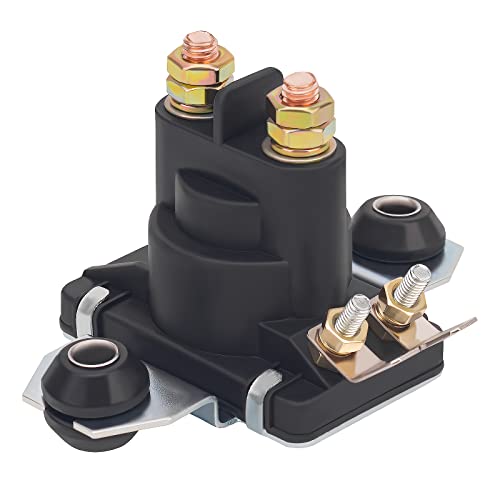 Relé solenoide de arranque compatible con Mercury Marine Mercury 4 terminales 20HP a 90HP modelo 89-818997A1 miniatura 1