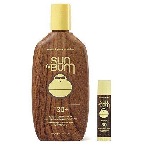 Sun Bum SPF 30 8 Ounce Lotion Plus Banana Lip Balm