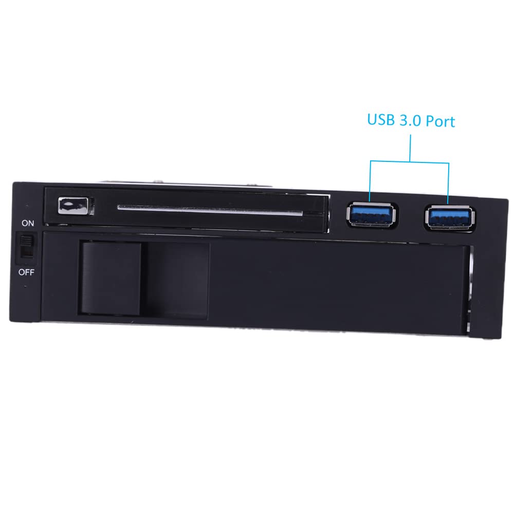 Dual Bay 3.5"+ 2.5" inch SATA III Disque Dur HDD et SSD Tray Caddy Internal Mobile Rack Enclosure Station d'accueil avec USB 3.0 Port Hot Swap