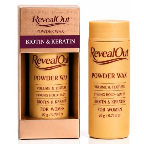 Powder Wax for Women Volumizing Texture Powder for Hair, Strong Hold Matte Finish Styling Powder Women’s Hair Texturizer with Biotin &amp; Keratin Instant Volume for Thin Flat Limp Hair Powder