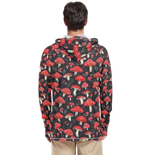 Men's Sun Protection Hoodie Shirt Long Sleeve UPF 50+ Rash Guard Shirt Quick Dry Fishing Hiking Sun Shirts for Men S-XXL3