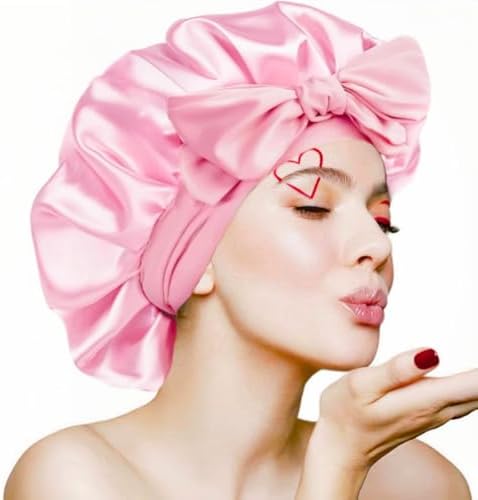 Touca de Cetim com Elastano Luxury – Faixa Ajustável com Laço, An...