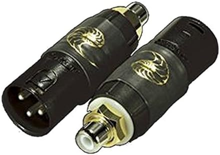 Female RCA to Male XLR Adapters FRCA-MXLR - 2 Pieces 1 Pair