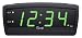 Equity by La Crosse 30229 LED Digital Alarm Clock, 0.9-Inch, Green